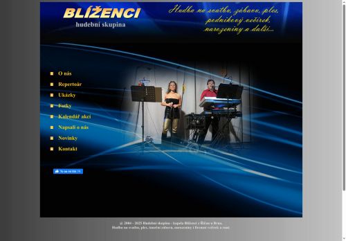 Zobrazit webové stránky Blíženci - hudební skupina
