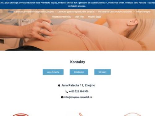 Centrum gynekologické péče Znojmo - gynekologická ambulance - MUDr. Lenka Fendrichová