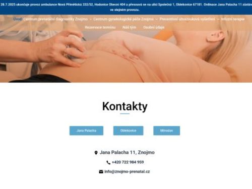 Centrum gynekologické péče Znojmo - gynekologická ambulance - MUDr. Šárka Pavková Ph.D.