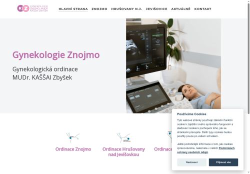 Zobrazit webové stránky Gynekologická ambulance - MUDr. Zbyšek Kaššai