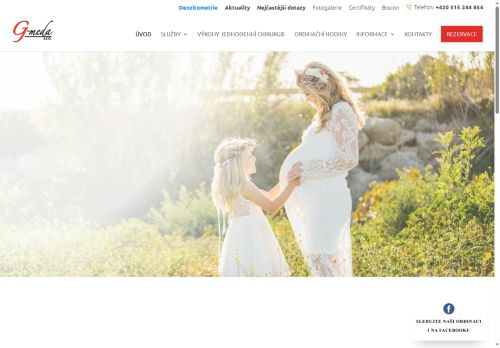 Zobrazit webové stránky Gynekologická ordinace G-meda - MUDr. Anita Rozvadovská