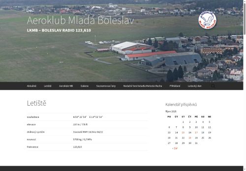 Zobrazit webové stránky Aeroklub Mladá Boleslav