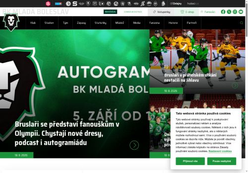 Zobrazit webové stránky BK Mladá Boleslav a.s.