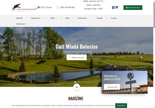 Zobrazit webové stránky Golf Mladá Boleslav