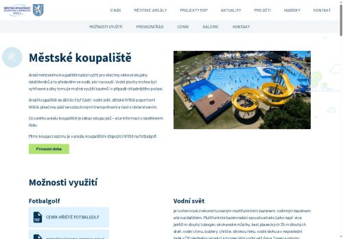 Zobrazit webové stránky Koupaliště Mladá Boleslav