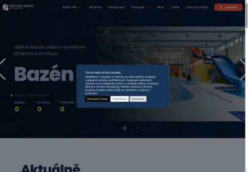 Zobrazit webové stránky Městský bazén Mladá Boleslav na Štěpánce