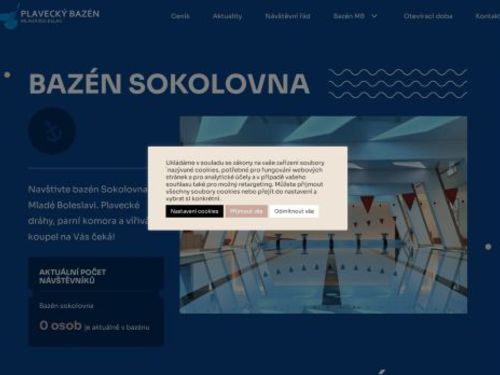 Plavecký bazén Sokolovna Mladá Boleslav