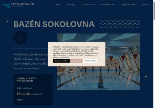 Zobrazit webové stránky Plavecký bazén Sokolovna Mladá Boleslav