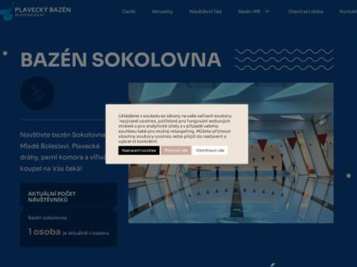 Plavecký bazén Sokolovna Mladá Boleslav