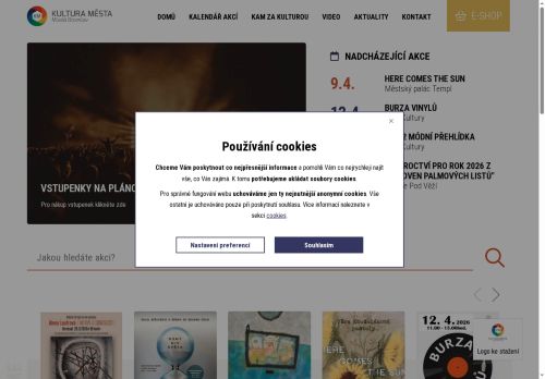 Zobrazit webové stránky Kultura města Mladá Boleslav, a.s.