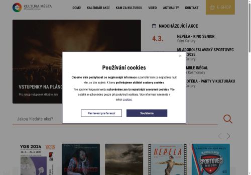 Zobrazit webové stránky Kultura města Mladá Boleslav, a.s.