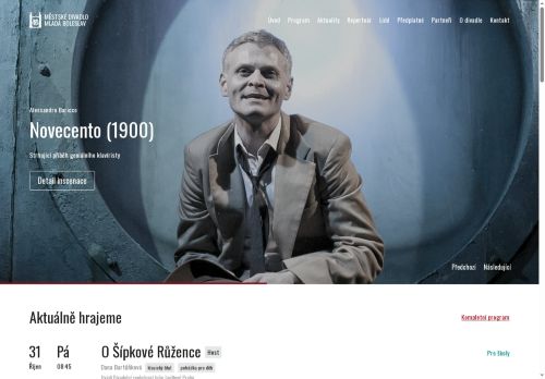 Zobrazit webové stránky Městské divadlo Mladá Boleslav