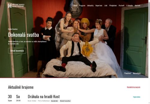 Zobrazit webové stránky Městské divadlo Mladá Boleslav