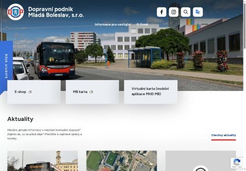Zobrazit webové stránky Dopravní podnik Mladá Boleslav, s.r.o.
