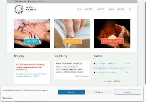Zobrazit webové stránky Sbor Církve bratrské v Mladé Boleslavi