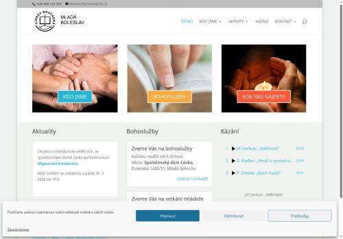 Zobrazit webové stránky Sbor Církve bratrské v Mladé Boleslavi