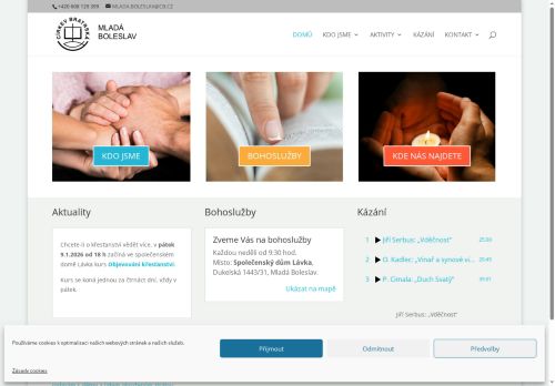 Zobrazit webové stránky Sbor Církve bratrské v Mladé Boleslavi