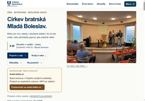 Zobrazit webové stránky Sbor Církve bratrské v Mladé Boleslavi