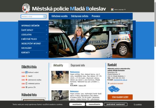 Zobrazit webové stránky Městská policie Statutárního města Mladá Boleslav