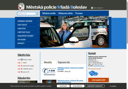 Zobrazit webové stránky Městská policie Statutárního města Mladá Boleslav