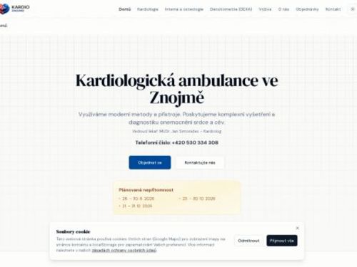 Kardiologická ambulance - MUDr. Jan Simonides, MUDr. Dalibor Štambera