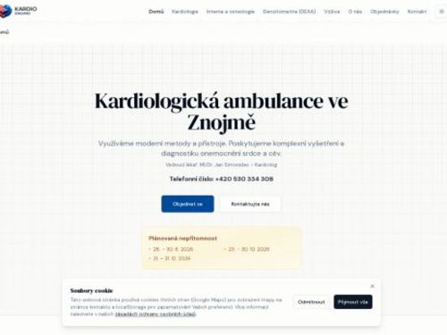 Kardiologická ambulance - MUDr. Jan Simonides, MUDr. Dalibor Štambera