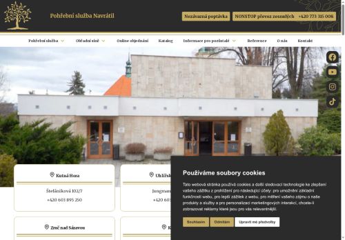 Pohřební služba Navrátil s.r.o. nabízí práci na pozici Sjednavatel/ka pohřbů v obci Kutná Hora