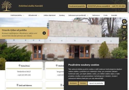 Pohřební služba Navrátil s.r.o. nabízí práci na pozici Sjednavatel/ka pohřbů v obci Kutná Hora