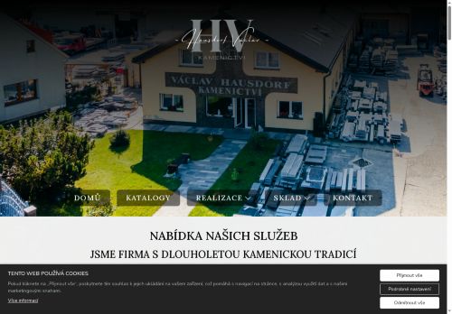 Webové stránky HV-GRANIT s.r.o., Jirny