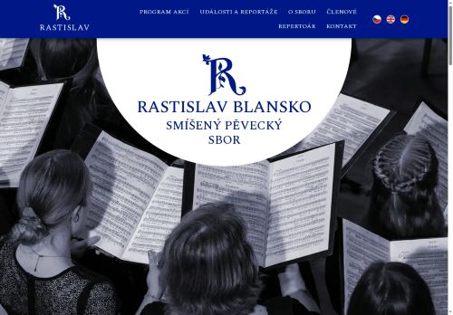 Zobrazit webové stránky Smíšený pěvecký sbor Rastislav Blansko