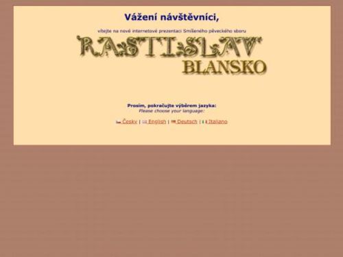 Smíšený pěvecký sbor Rastislav Blansko