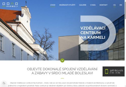 Zobrazit webové stránky Vzdělávací centrum Na Karmeli