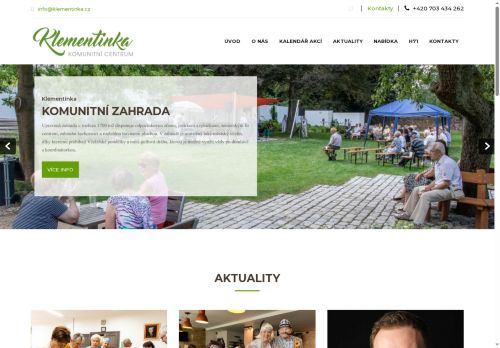 Zobrazit webové stránky Komunitní centrum Klementinka