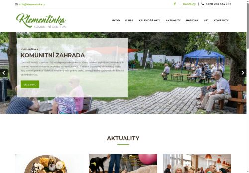 Zobrazit webové stránky Komunitní centrum Klementinka