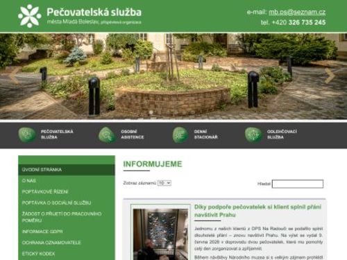 Pečovatelská služba Mladá Boleslav