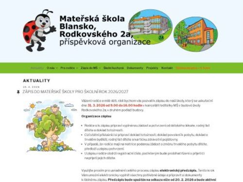 MŠ Blansko, Rodkovského