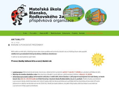 MŠ Blansko, Rodkovského