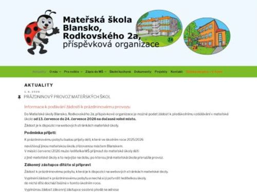 MŠ Blansko, Rodkovského