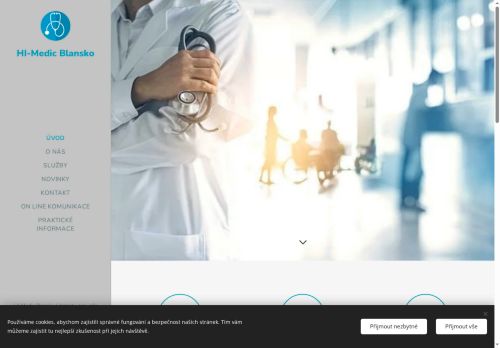 Zobrazit webové stránky Praktický lékař pro dospělé HI-Medic Blansko - MUDr. Ivana Hodaňová, MUDr. Zuzana Střítecká