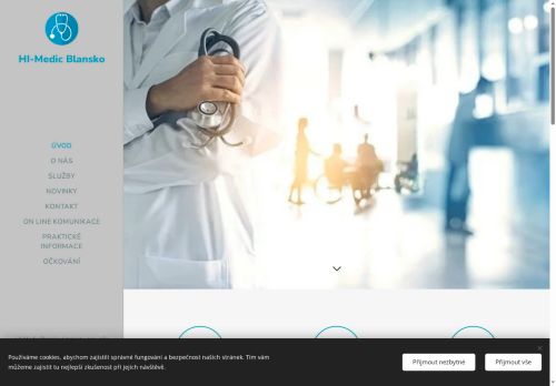 Zobrazit webové stránky Praktický lékař pro dospělé HI-Medic Blansko - MUDr. Ivana Hodaňová, MUDr. Zuzana Střítecká
