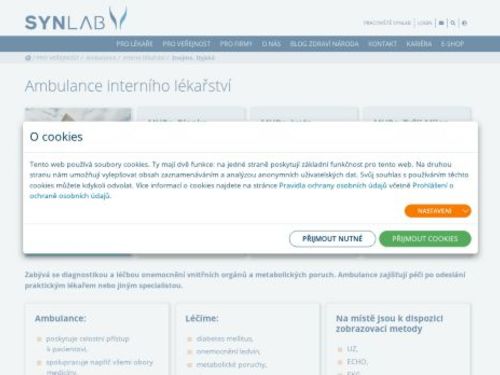 Interní ambulance SYNLAB - MUDr. Milan Tržil