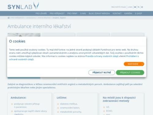 Interní ambulance SYNLAB - MUDr. Blanka Sejková