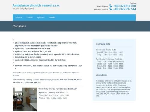 Ambulance plicních nemocí s.r.o. - MUDr. Jitka Ryndová