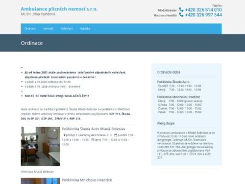 Ambulance plicních nemocí s.r.o. - MUDr. Jitka Ryndová