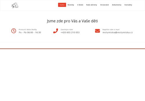 Zobrazit webové stránky Soukromá mateřská škola TYMIŠKA