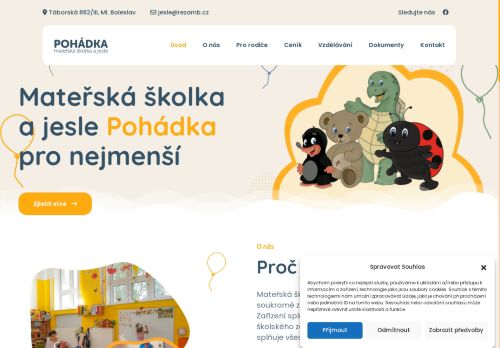 Zobrazit webové stránky REZA MB Mateřská škola a Jesle