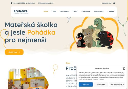 Zobrazit webové stránky REZA MB Mateřská škola a Jesle