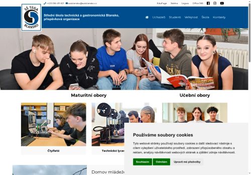 Zobrazit webové stránky Střední odborná škola a Střední odborné učiliště Blansko