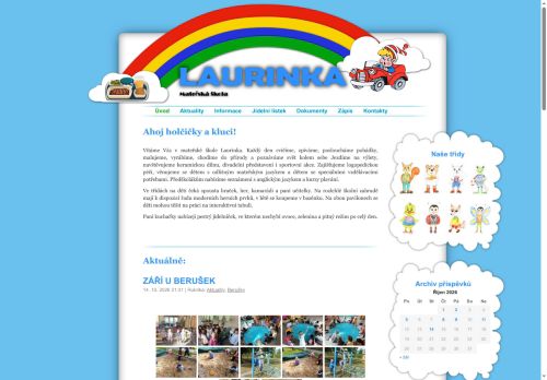 Zobrazit webové stránky Mateřská škola Laurinka