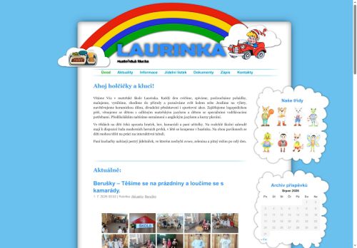 Zobrazit webové stránky Mateřská škola Laurinka